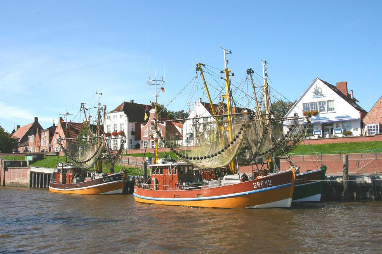 Oltmanns Ferienhaus Bummert Am Hafen Greetsiel Ngoại thất bức ảnh