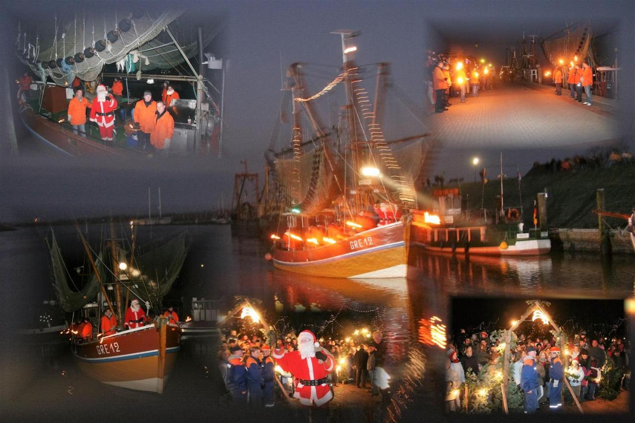 Oltmanns Ferienhaus Bummert Am Hafen Greetsiel Ngoại thất bức ảnh